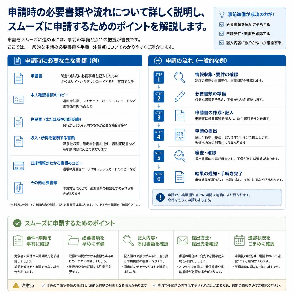 2. スムーズな申請プロセス